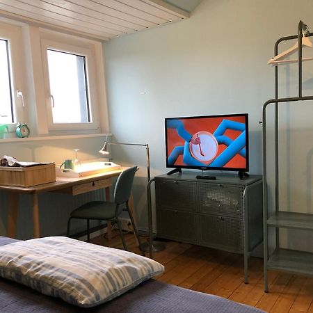 Blaues Zimmer Mit Grossem Balkon, Bad Ist Ein Traum, 50 Schritte Zum Radweg Am Main,Ideal For Short Stay Mainstockheim Esterno foto