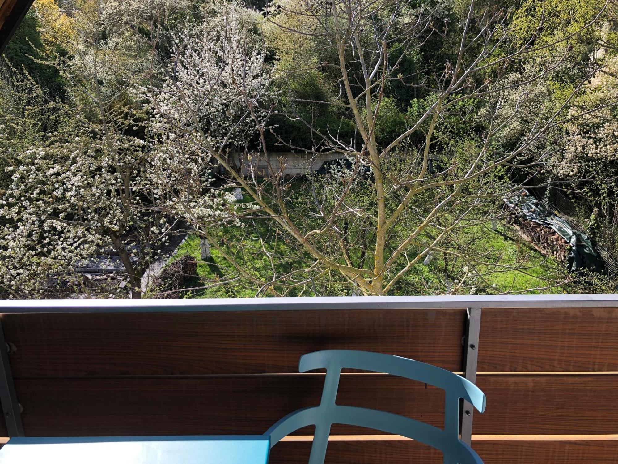 Blaues Zimmer Mit Grossem Balkon, Bad Ist Ein Traum, 50 Schritte Zum Radweg Am Main,Ideal For Short Stay Mainstockheim Esterno foto
